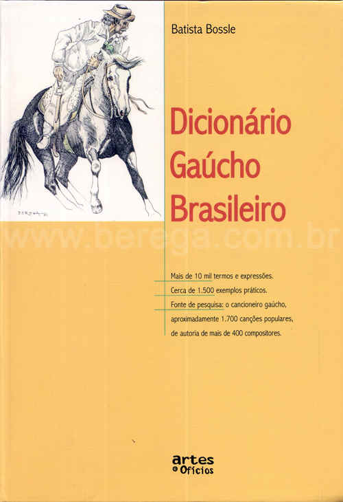 CAPA Livro Dicionário Gaúcho Brasileiro - 2003