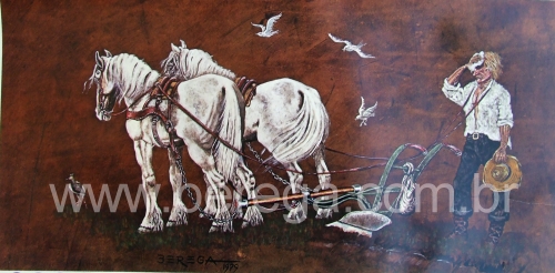 Calendário Fertisul Adubos Ipiranga 1980 - março/abril